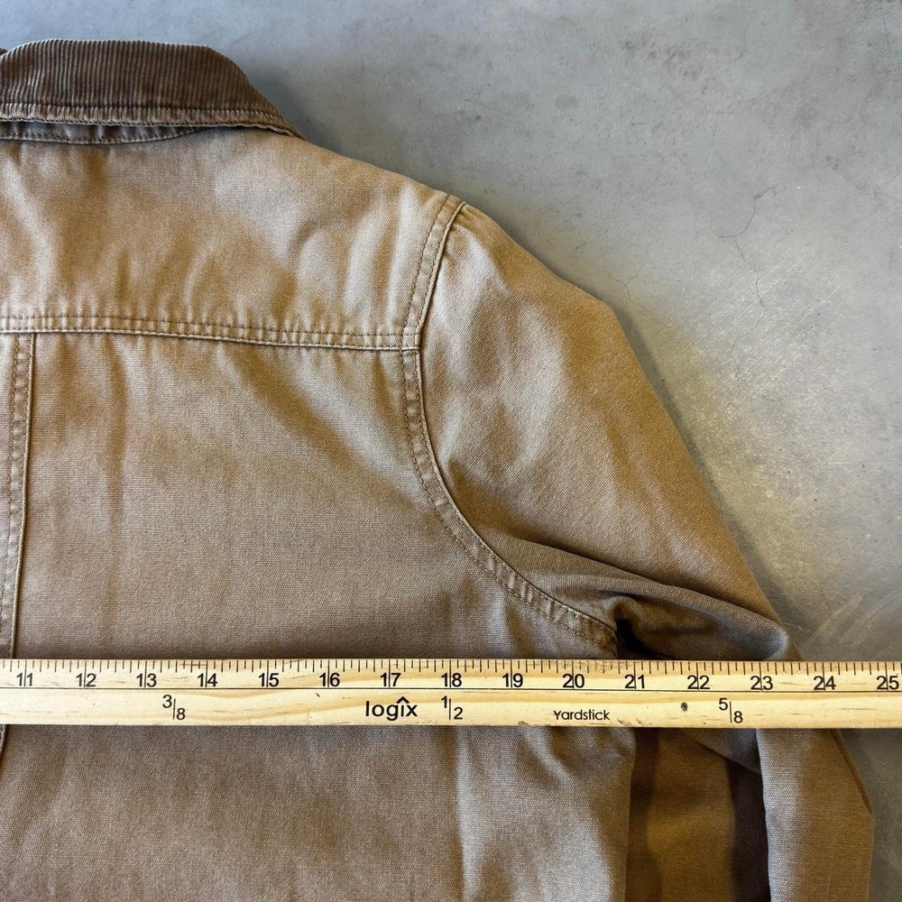 Vintage woolrich women's faded canvas lined chore jacket - Picture 4 of 6